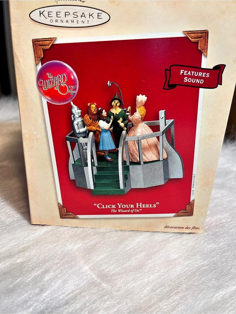 Hallmark Click Your Heels Sound Keepsake Ornament 2003 NIB